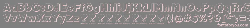 DurumKebabFfp Font – Pink Fonts on Gray Background