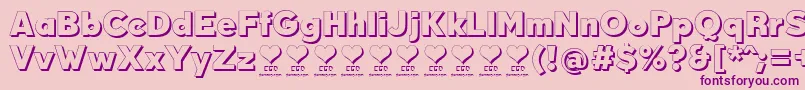 DurumKebabFfp Font – Purple Fonts on Pink Background