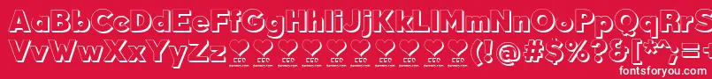 DurumKebabFfp Font – White Fonts on Red Background