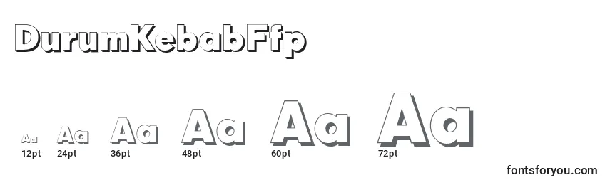 DurumKebabFfp Font Sizes