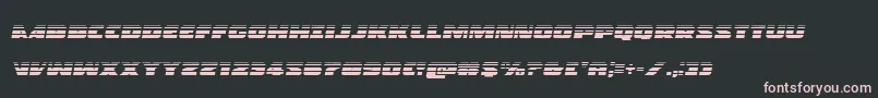 Policecruisergradital Font – Pink Fonts on Black Background