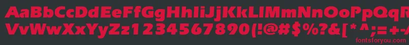EverestcBold Font – Red Fonts on Black Background