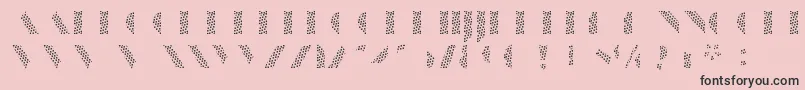 ManbowScreen Font – Black Fonts on Pink Background