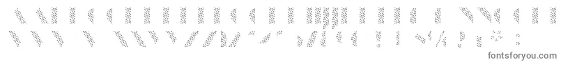 ManbowScreen-fontti – harmaat kirjasimet valkoisella taustalla