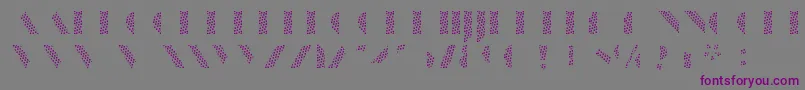 ManbowScreen-Schriftart – Violette Schriften auf grauem Hintergrund