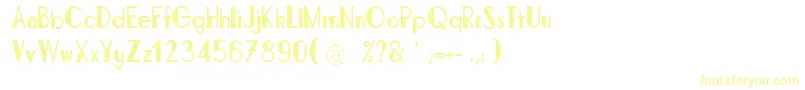 BonafettiLight Font – Yellow Fonts