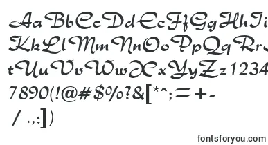 RichmondRegularDb font – various Fonts