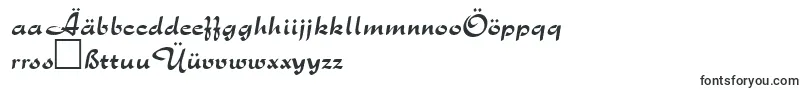 RichmondRegularDb-fontti – saksalaiset fontit