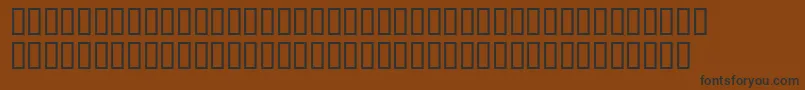 Heavenetica3Thinoblsh Font – Black Fonts on Brown Background