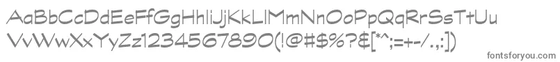 GraphitestdRegular Font – Gray Fonts on White Background