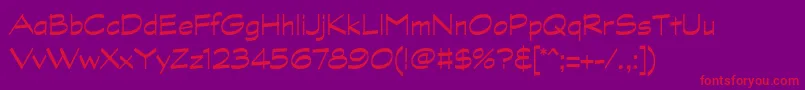 More about GraphitestdRegular Font GraphitestdRegular Font – Red Fonts on Purple Background