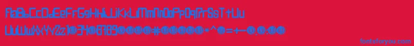 Lisätietoja LevenRegular-fontista LevenRegular-fontti – siniset fontit punaisella taustalla