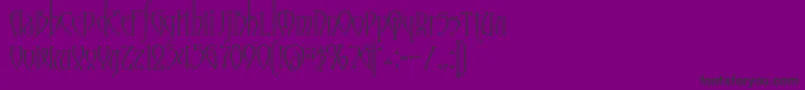 Moonstone Font – Black Fonts on Purple Background