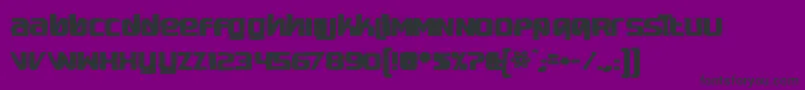 Quadaptorink Font – Black Fonts on Purple Background