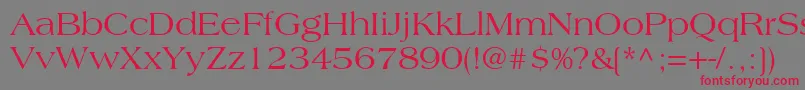 CountrysideSsi Font – Red Fonts on Gray Background