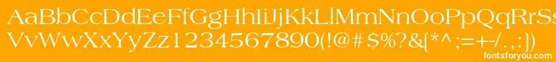 CountrysideSsi Font – White Fonts on Orange Background