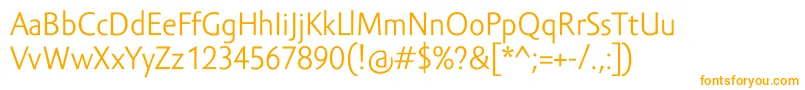 Шрифт AmorSansPro – оранжевые шрифты