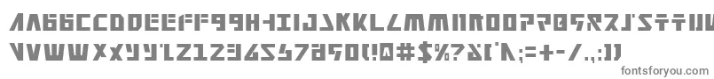 フォントFalconheadCondensed – 白い背景に灰色の文字