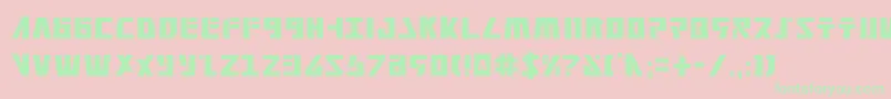 FalconheadCondensed Font – Green Fonts on Pink Background