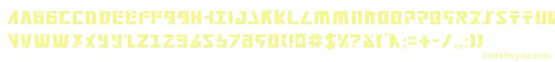 fuente FalconheadCondensed – Fuentes Amarillas Sobre Fondo Blanco