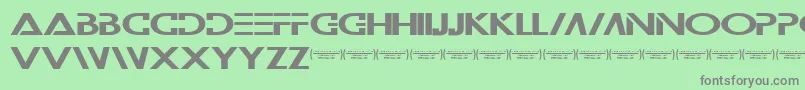 Wilamilita Font – Gray Fonts on Green Background