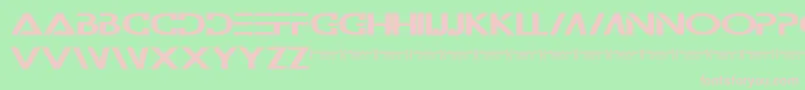 Wilamilita Font – Pink Fonts on Green Background