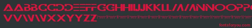 Wilamilita Font – Red Fonts on Black Background