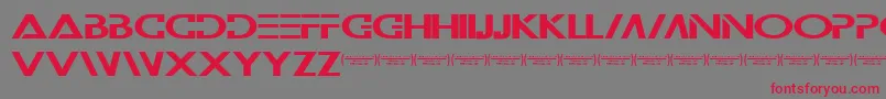 Wilamilita Font – Red Fonts on Gray Background