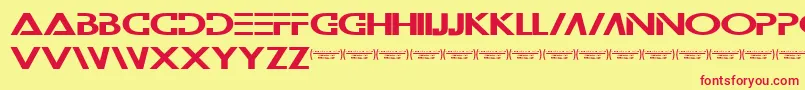 Wilamilita Font – Red Fonts on Yellow Background