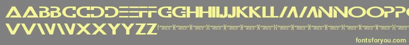 Wilamilita-Schriftart – Gelbe Schriften auf grauem Hintergrund