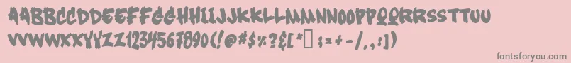 Подробнее о шрифте Soft Sugar Plain Шрифт Soft Sugar Plain – серые шрифты на розовом фоне