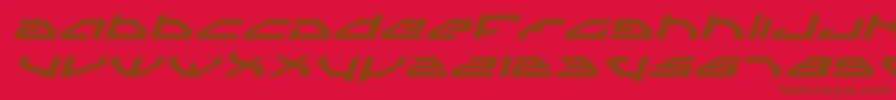 Spyv3bei Font – Brown Fonts on Red Background