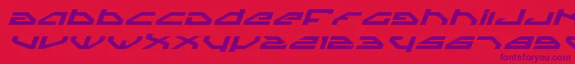Spyv3bei Font – Purple Fonts on Red Background