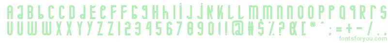 フォントMinotaure – 緑のフォント