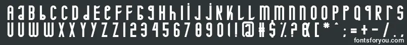 Minotaure Font – White Fonts on Black Background