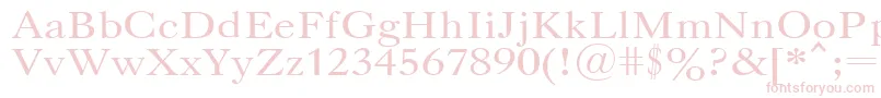 CasloncttRegular Font – Pink Fonts on White Background