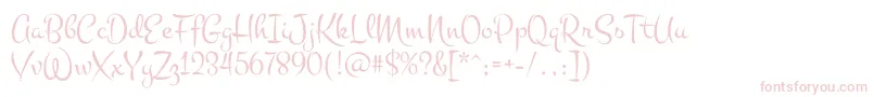 Montez Font – Pink Fonts