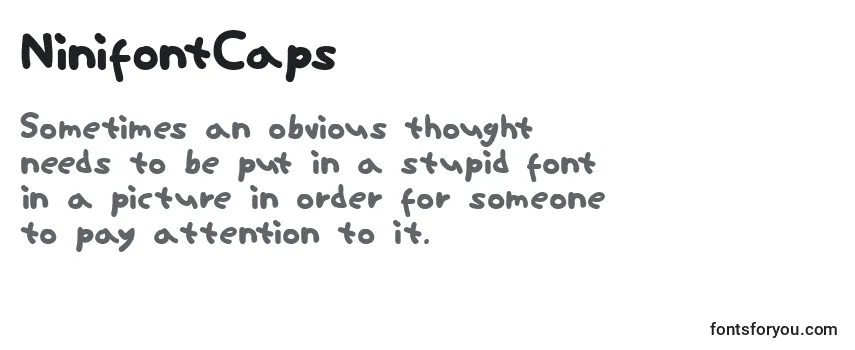 NinifontCaps Font