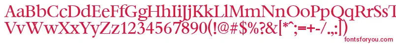 BernsteinserialRegular Font – Red Fonts