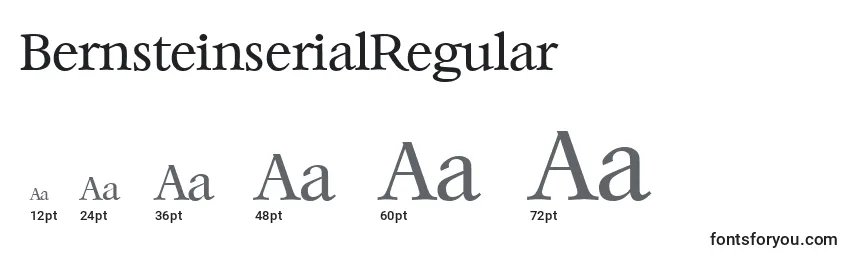 BernsteinserialRegular Font Sizes