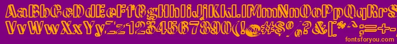 More about CwRoundwriteNormal Font CwRoundwriteNormal Font – Orange Fonts on Purple Background
