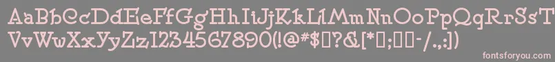 Speens Font – Pink Fonts on Gray Background