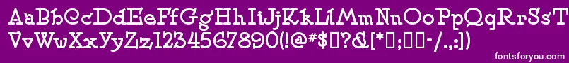 Speens Font – White Fonts on Purple Background