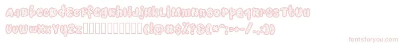 Starrynight Font – Pink Fonts on White Background