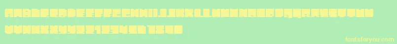 More about PhatBlox Font PhatBlox Font – Yellow Fonts on Green Background