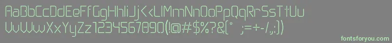 Подробнее о шрифте Obli Шрифт Obli – зелёные шрифты на сером фоне