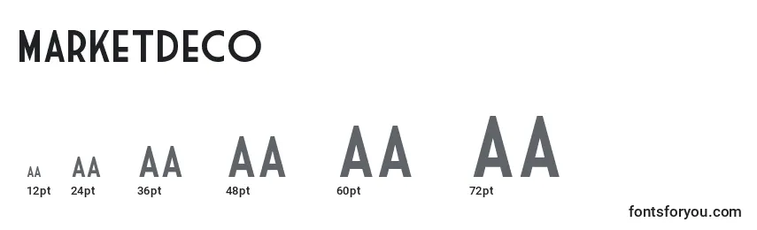 MarketDeco Font Sizes