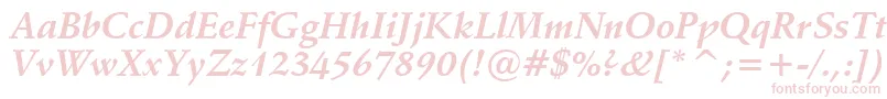 Vaniel1BoldItalic Font – Pink Fonts