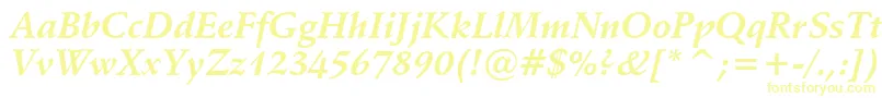 Vaniel1BoldItalic Font – Yellow Fonts