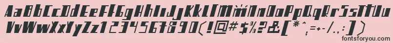 fuente Mikamatic – Fuentes Negras Sobre Fondo Rosa